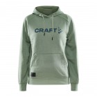 Dámská mikina Craft Core Hood světle zelená